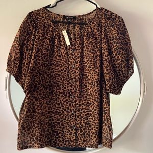 NWT Madewell puff sleeve blouse